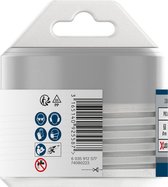 BOSCH PRO Ceramic dry Trockenbohrkrone, 68 x 35 mm, X-Lock