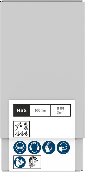 BOSCH PRO Alu T127D Stichsägeblatt, 100 mm, 100-tlg.