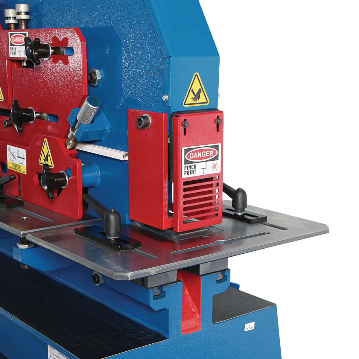 METALLKRAFT Kombinierte hydraulische Profilstahlscheren/Lochstanzen HPS 45S
