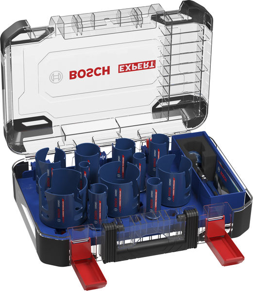 BOSCH EXPERT Construction Material Power Change Plus-Lochsägen-Set, 15-tlg.