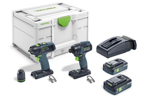 FESTOOL Schrauber- und Bohrer-Set TID 18 HPC 4,0 I-Set T18 FESTOOL Schrauber- und Bohrer-Set TID 18 HPC 4,0 I-Set T18