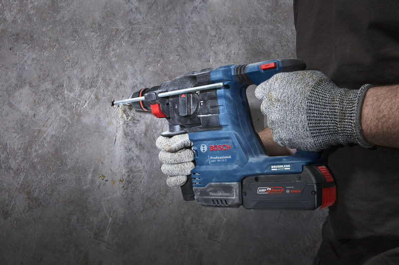 BOSCHAkku-Bohrhammer mit ONECHUCK GBH 18V-22 X BOSCHAkku-Bohrhammer mit ONECHUCK GBH 18V-22 X