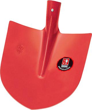 IDEAL Frankfurter Schaufel ohne Stiel, rot, Gr.5 IDEAL Frankfurter Schaufel ohne Stiel, rot, Gr.5