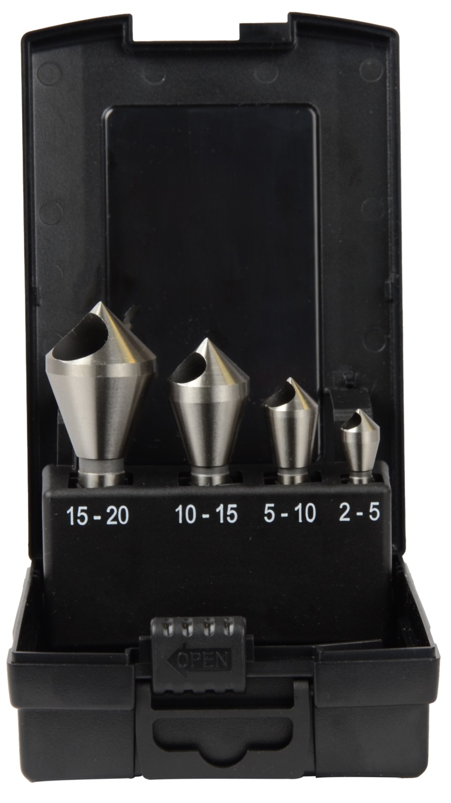PROJAHN Kegelsenker mit Querloch HSS-G Set 4-tlg.
