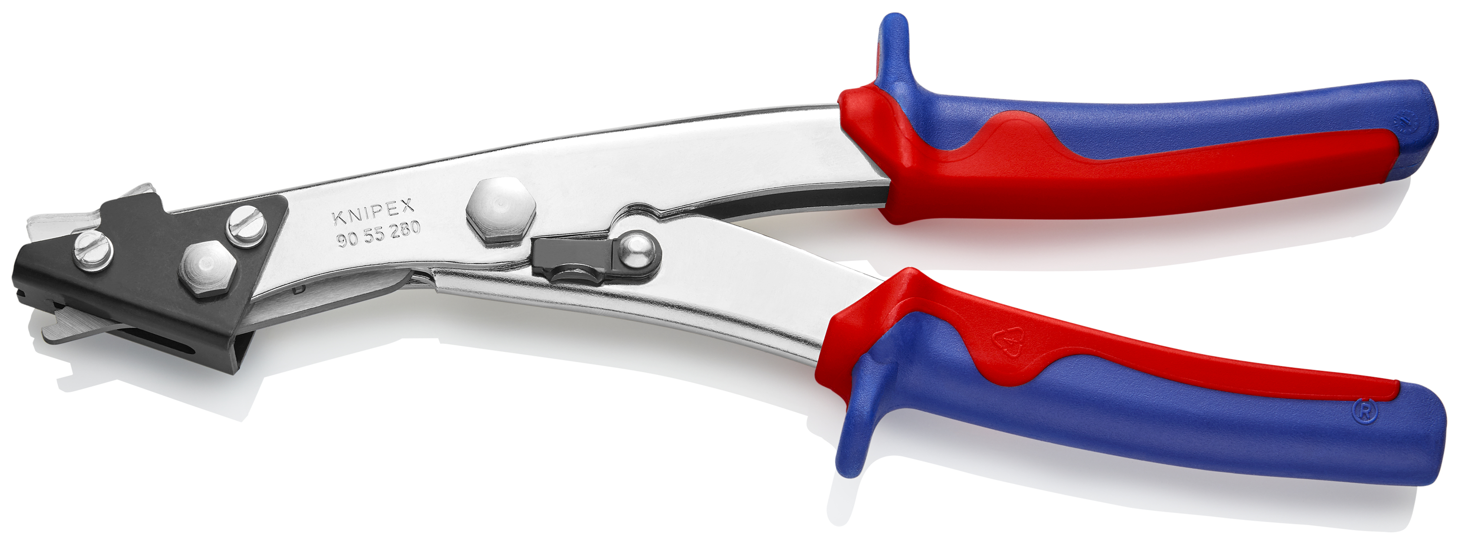 KNIPEX KNIPEX 90 55 280 EAN Blechknabber 280 mm vernickelt mit Mehrkomponenten-Hüllen