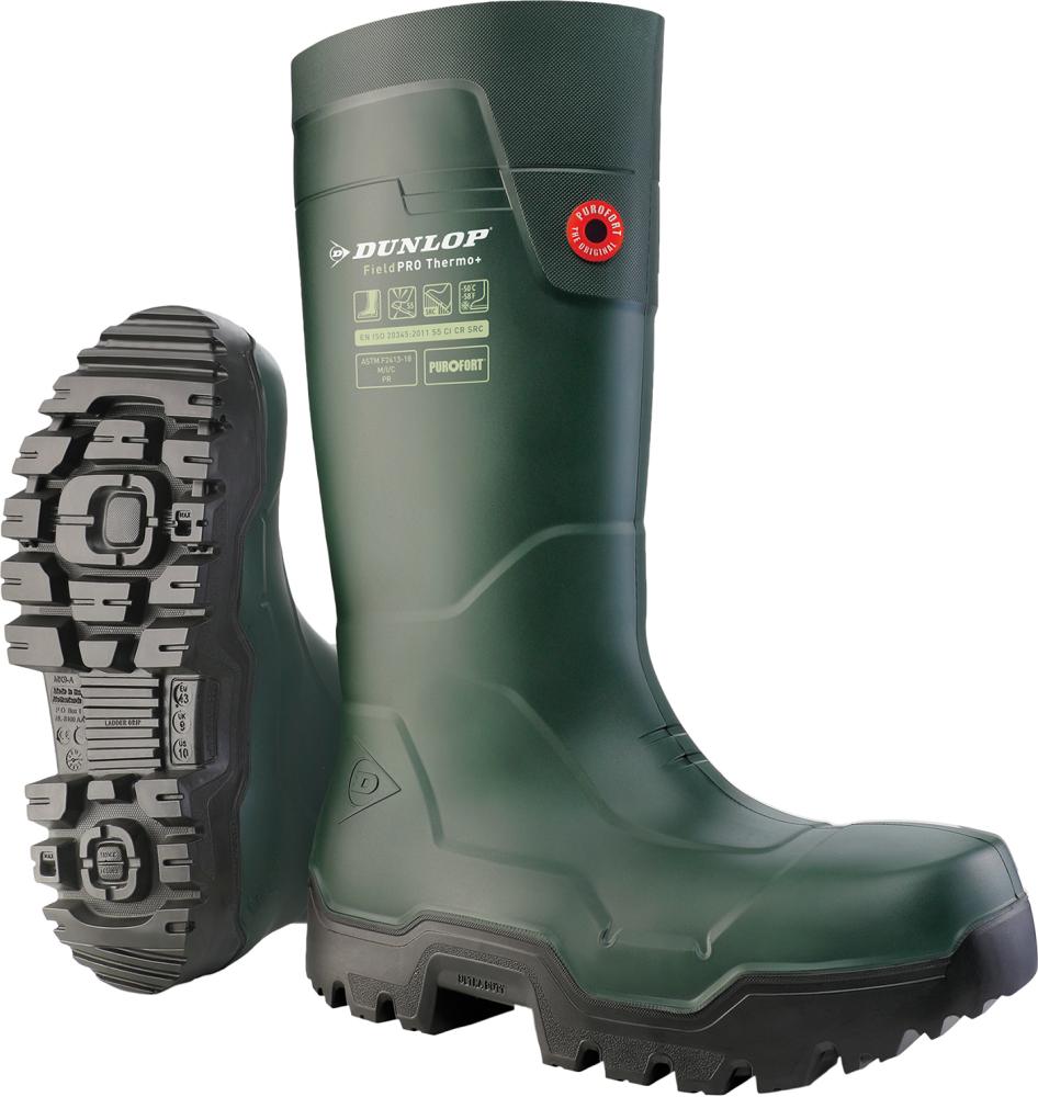 DUNLOP FieldPro Thermo + Green, CI CR SR F0 LG, S5L, Gr.41 Purofort DUNLOP FieldPro Thermo + Green, CI CR SR F0 LG, S5L, Gr.41 Purofort