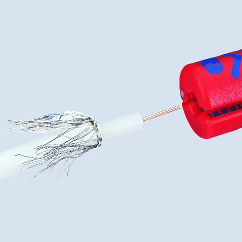 KNIPEX KNIPEX 16 60 100 SB Abisolierwerkzeug für Koaxialkabel universal 100 mm