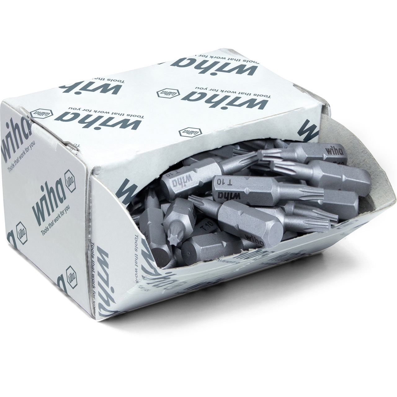 WIHA Bit Set Standard 25 mm TORX® (T10) 50-tlg. 1/4" C6,3 in Großpackung WIHA Bit Set Standard 25 mm TORX® (T10) 50-tlg. 1/4" C6,3 in Großpackung