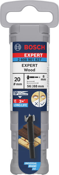 BOSCH EXPERT Wood Forstnerbohrer, 20 mm