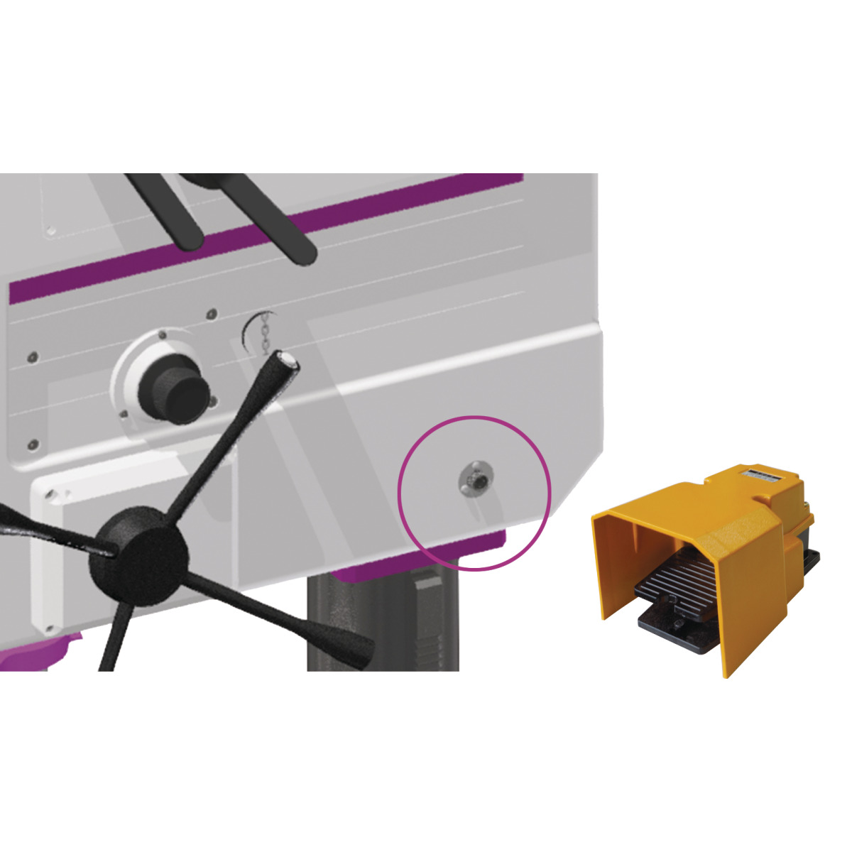 STÜRMER Getriebebohrmaschine Optimum OPTIdrill DH 45V