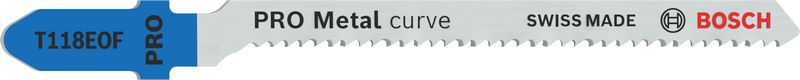 BOSCH PRO Metal curve T118EOF Stichsägeblatt, 83 mm, 2-tlg. BOSCH PRO Metal curve T118EOF Stichsägeblatt, 83 mm, 2-tlg.