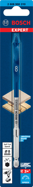 BOSCH EXPERT SelfCut Speed Flachfräsbohrer, 8 x 152 mm BOSCH EXPERT SelfCut Speed Flachfräsbohrer, 8 x 152 mm