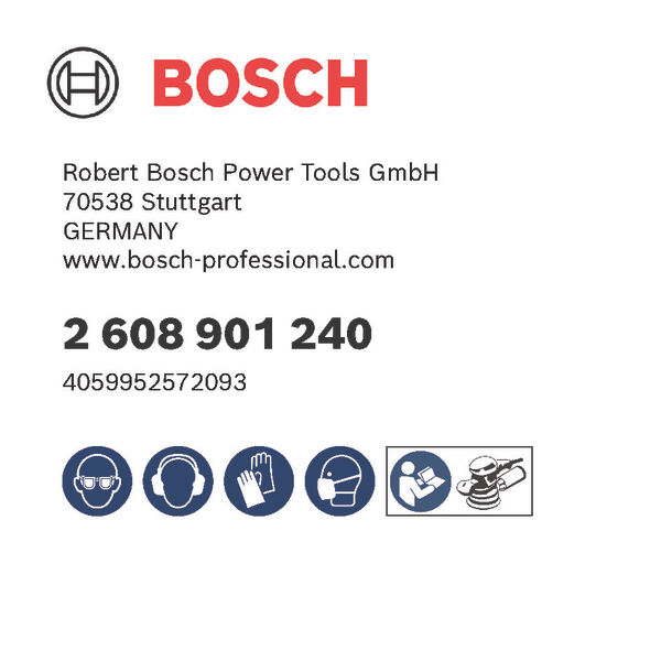 BOSCH EXPERT N880 Vliesscheibe, 125mm, ohne Korn, Reinigung