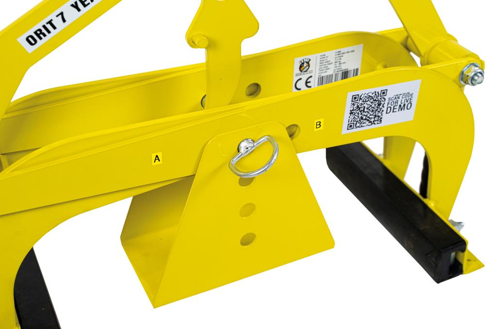 N.A. Versetzzange H 360 Greifbereich: 0 - 360mm Pulverlackiert Gelb N.A. Versetzzange H 360 Greifbereich: 0 - 360mm Pulverlackiert Gelb