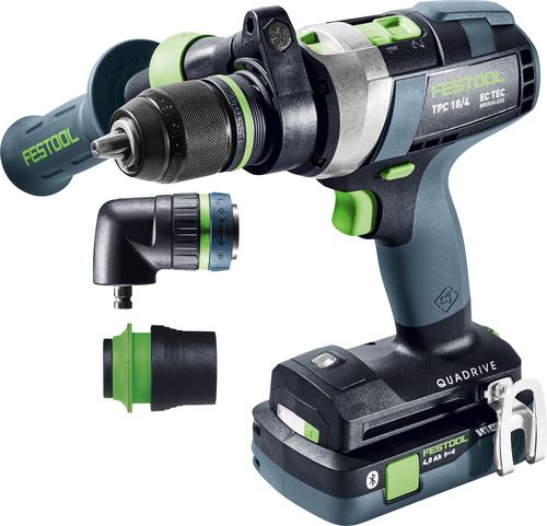 FESTOOL Akku-Schlagbohrschrauber QUADRIVE TPC 18/4 5,0/4,0 I-Set