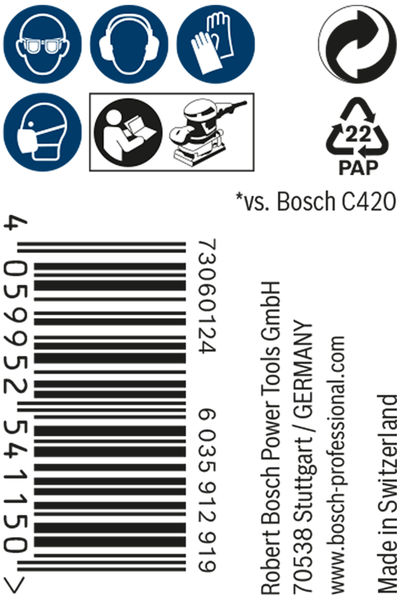 BOSCH EXPERT M480 Schleifnetzrolle, 93x5000mm, K10 BOSCH EXPERT M480 Schleifnetzrolle, 93x5000mm, K10