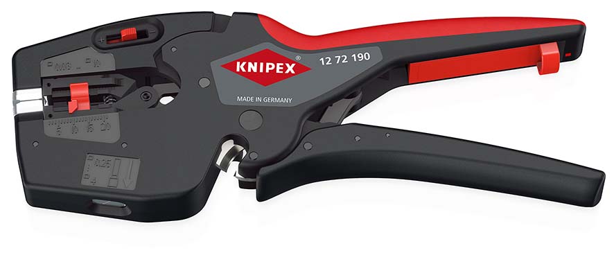 KNIPEX KNIPEX 12 72 190 SB NexStrip® Elektriker-Multiwerkzeug 190 mm mit rutschhemmenden Kunststoff-Hüllen