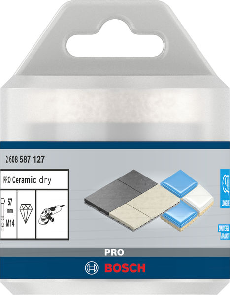 BOSCH PRO Ceramic Trockenbohrkrone, 57 x 35 x 14 mm BOSCH PRO Ceramic Trockenbohrkrone, 57 x 35 x 14 mm