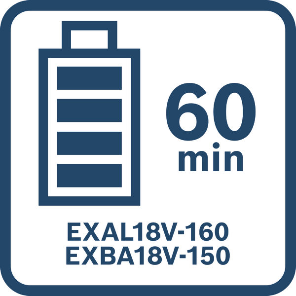 BOSCH Starter-Set 2x EXBA18V-150 + EXAL18V-160 BOSCH Starter-Set 2x EXBA18V-150 + EXAL18V-160