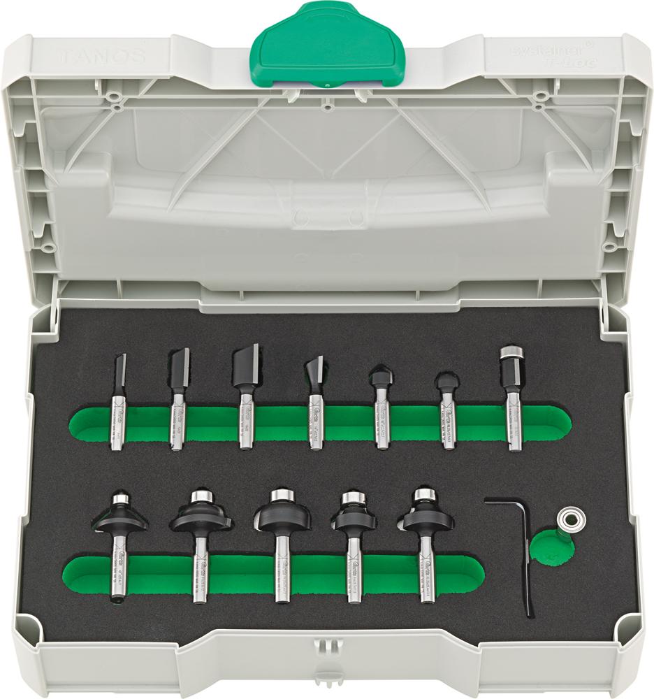 FORTIS HW Profi-Schaftfräsersatz 12-teilig im Systainer