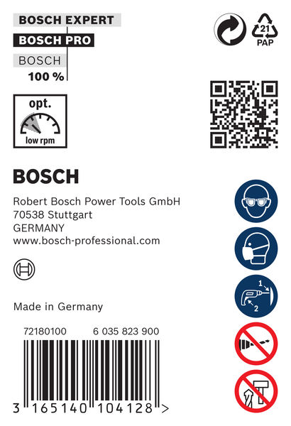 BOSCH PRO Wood HSS Installationsbohrer, 28 x 100 x 400 mm, SDS plus BOSCH PRO Wood HSS Installationsbohrer, 28 x 100 x 400 mm, SDS plus
