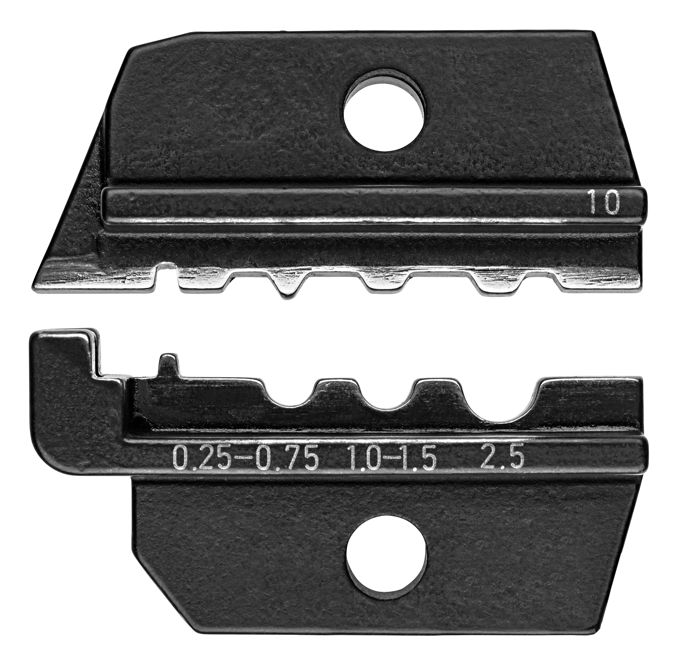 KNIPEX KNIPEX 97 49 10 Crimpeinsatz für unisolierte Rohr- und Quetschkabelschuhe sowie unisolierte Stoß- und Quetschverbinder nach DIN 46341 KNIPEX KNIPEX 97 49 10 Crimpeinsatz für unisolierte Rohr- und Quetschkabelschuhe sowie unisolierte Stoß- und Quetschverbinder nach DIN 46341