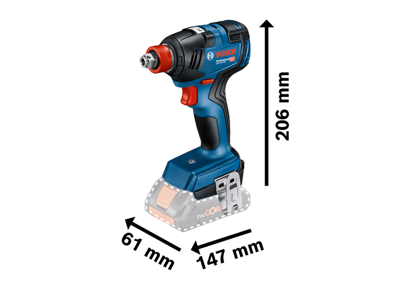 BOSCH Akku-Drehschlagschrauber GDX 18V-200 Solo in L-BOXX BOSCH Akku-Drehschlagschrauber GDX 18V-200 Solo in L-BOXX