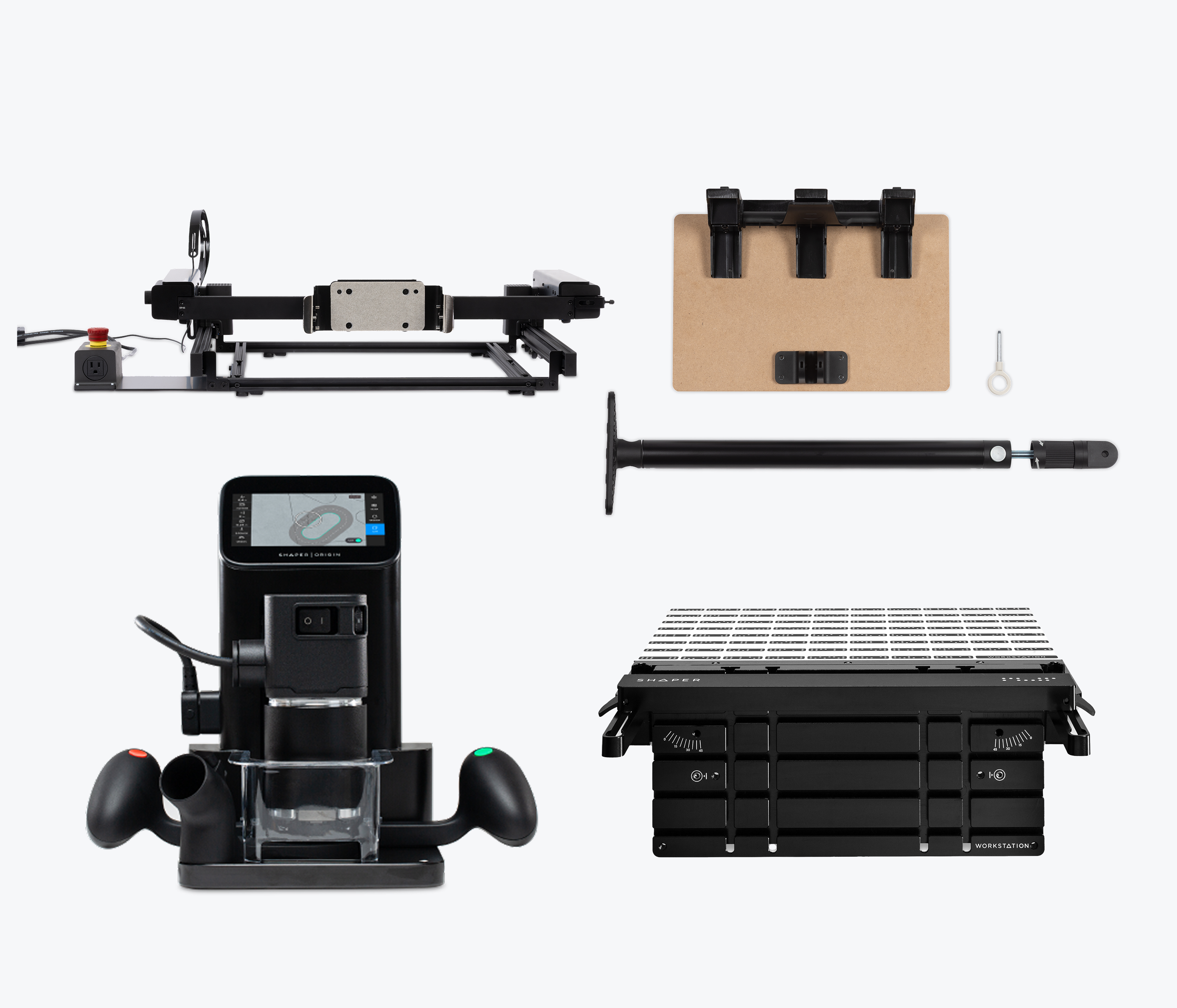SHAPER Origin + Workstation + BenchPilot + Shelf Upgrade Kit SHAPER Origin + Workstation + BenchPilot + Shelf Upgrade Kit