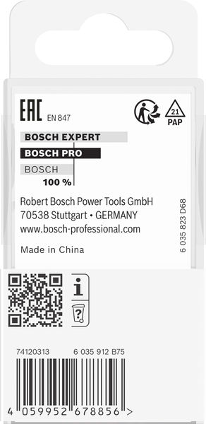 BOSCH PRO Nutfräser, L 1/4", Schaft 1/4" BOSCH PRO Nutfräser, L 1/4", Schaft 1/4"