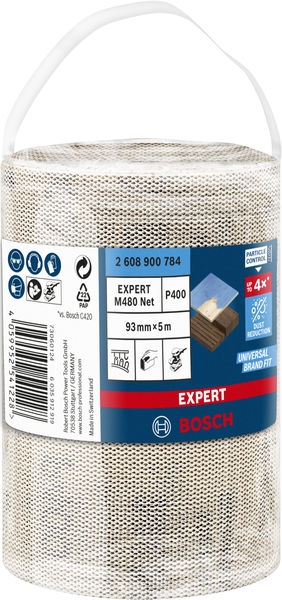 BOSCH EXPERT M480 Schleifnetzrolle, 93x5000mm, K40