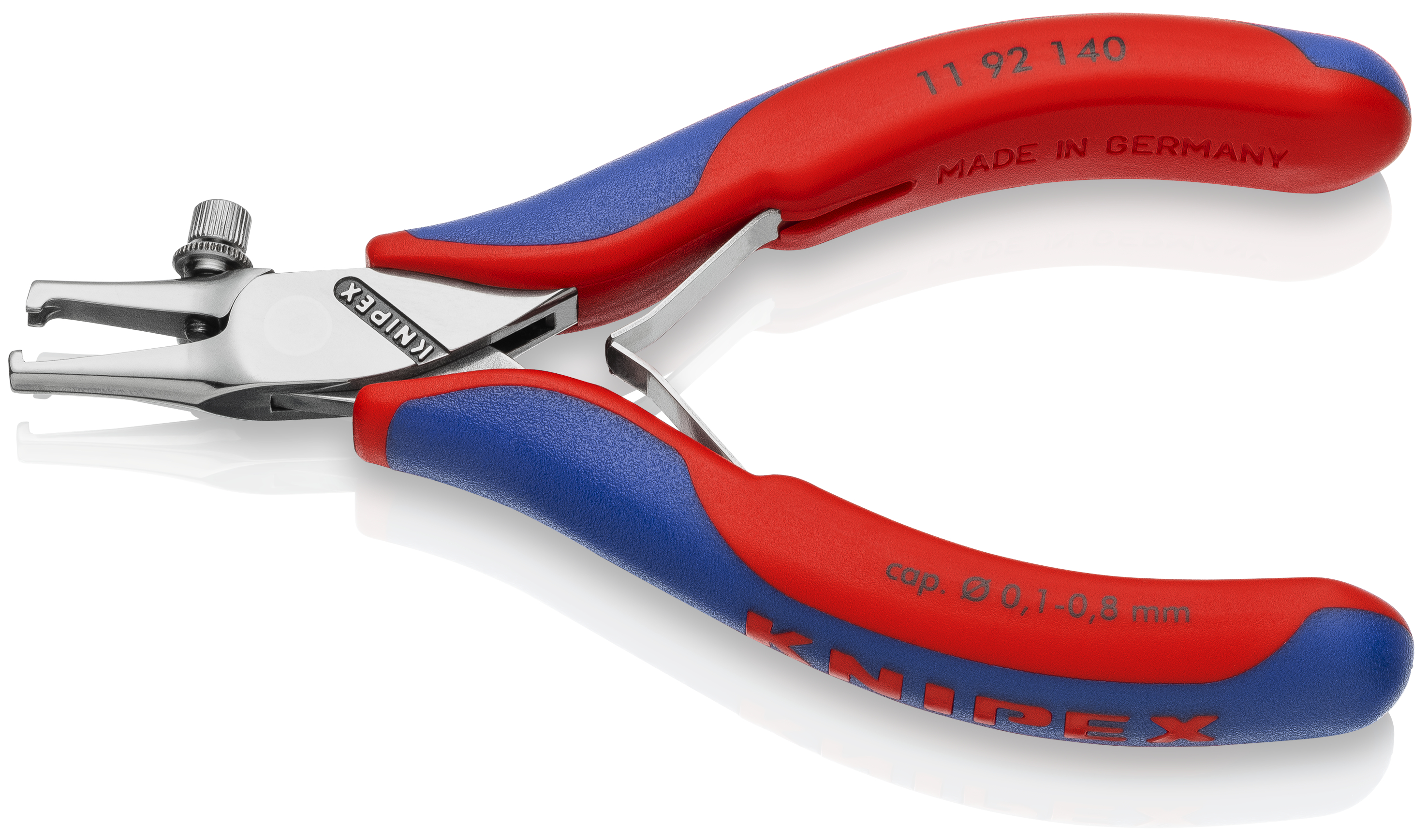KNIPEX KNIPEX 11 92 140 Elektronik-Abisolierzange 140 mm mit Mehrkomponenten-Hüllen spiegelpoliert KNIPEX KNIPEX 11 92 140 Elektronik-Abisolierzange 140 mm mit Mehrkomponenten-Hüllen spiegelpoliert