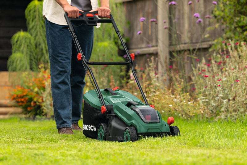 BOSCH Akku-Rasenmäher ROTAK18V-34 BOSCH Akku-Rasenmäher ROTAK18V-34