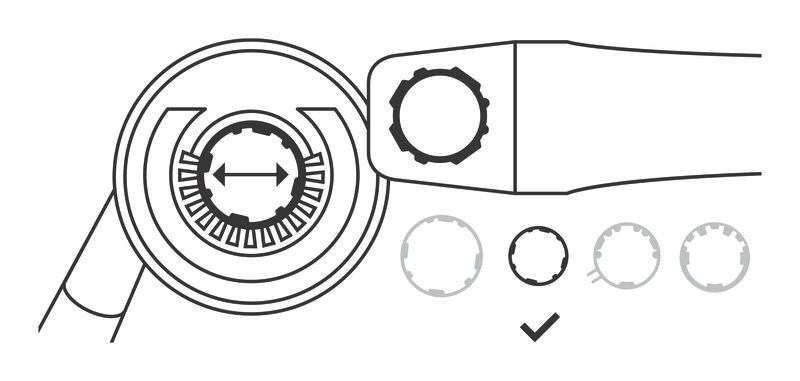 BOSCH PRO Absaughaube, ohne Schlüssel, klein, 115/125 mm