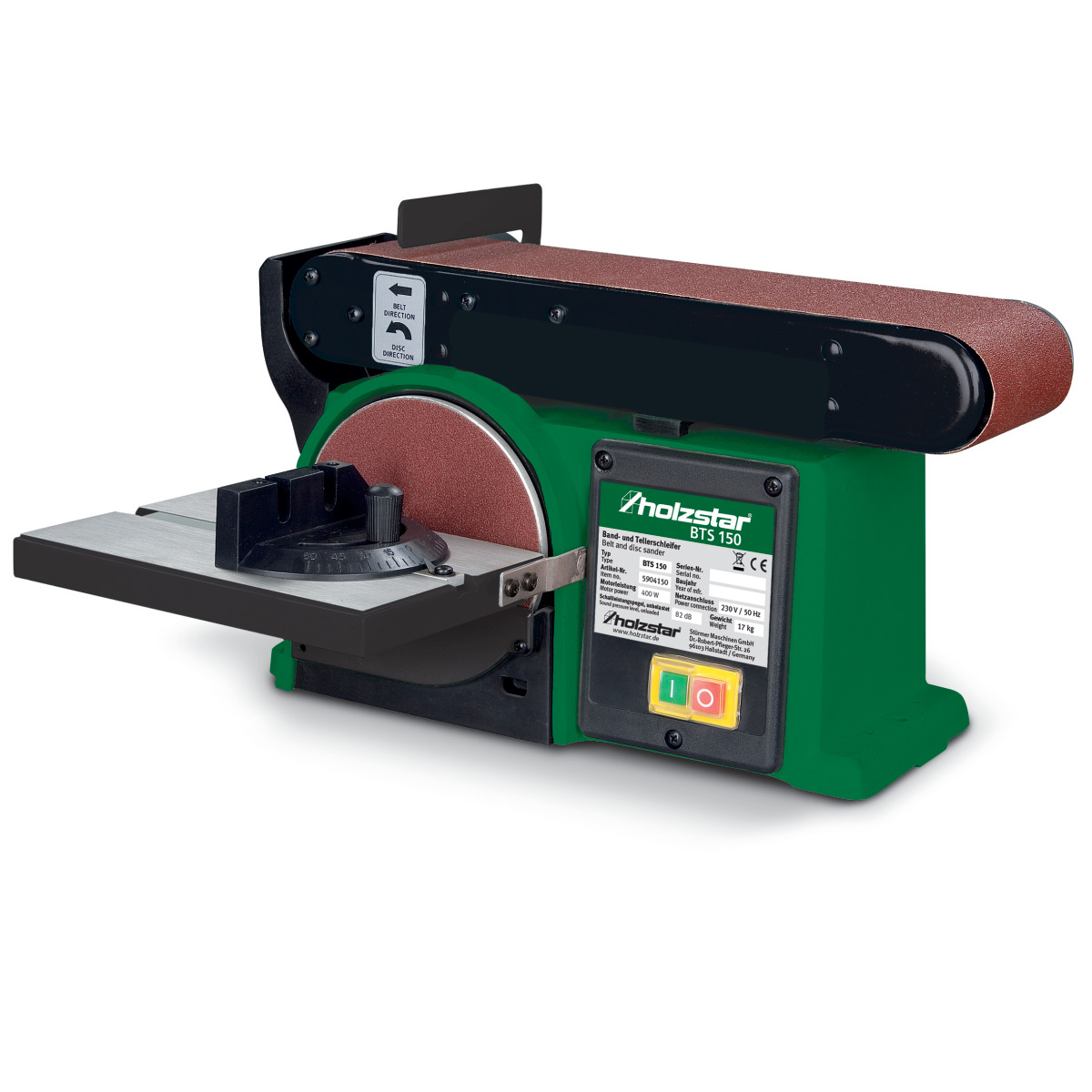 HOLZSTAR Band- und Tellerschleifmaschine BTS 150