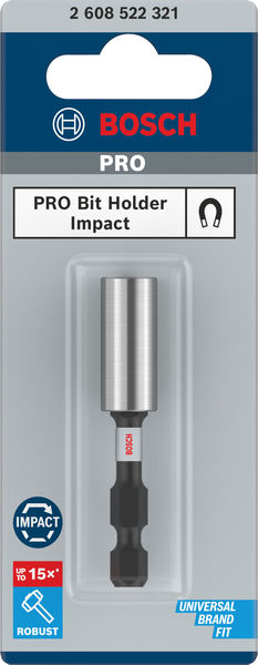 BOSCH PRO Standard Bit Holder Impact, 60 mm