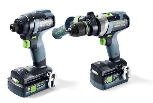 FESTOOL Schrauber- und Bohrer-Set TID 18 5,0/4,0-Set TPC 18/4