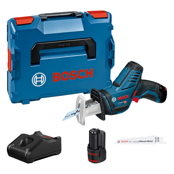 BOSCH Akku-Säbelsäge GSA 12V-14 + 2× GBA 12 3.0Ah, GAL 12V-40 in L-BOXX BOSCH Akku-Säbelsäge GSA 12V-14 + 2× GBA 12 3.0Ah, GAL 12V-40 in L-BOXX