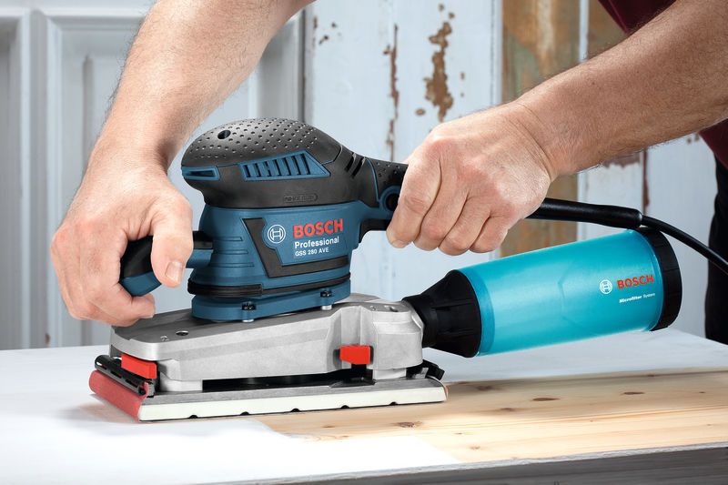 BOSCH Schleifblatt J450 Expert for Wood and Paint, 93 mm x 50 m, G320