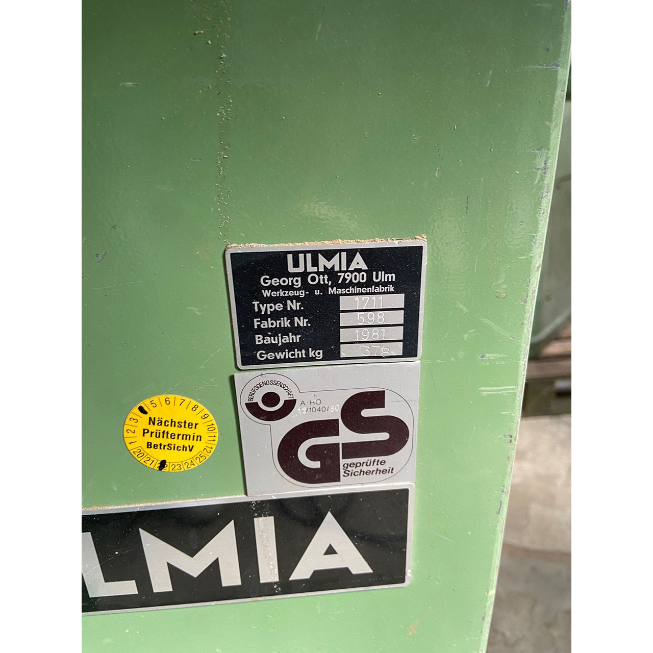 Ulmia 1711 Tischkreissäge