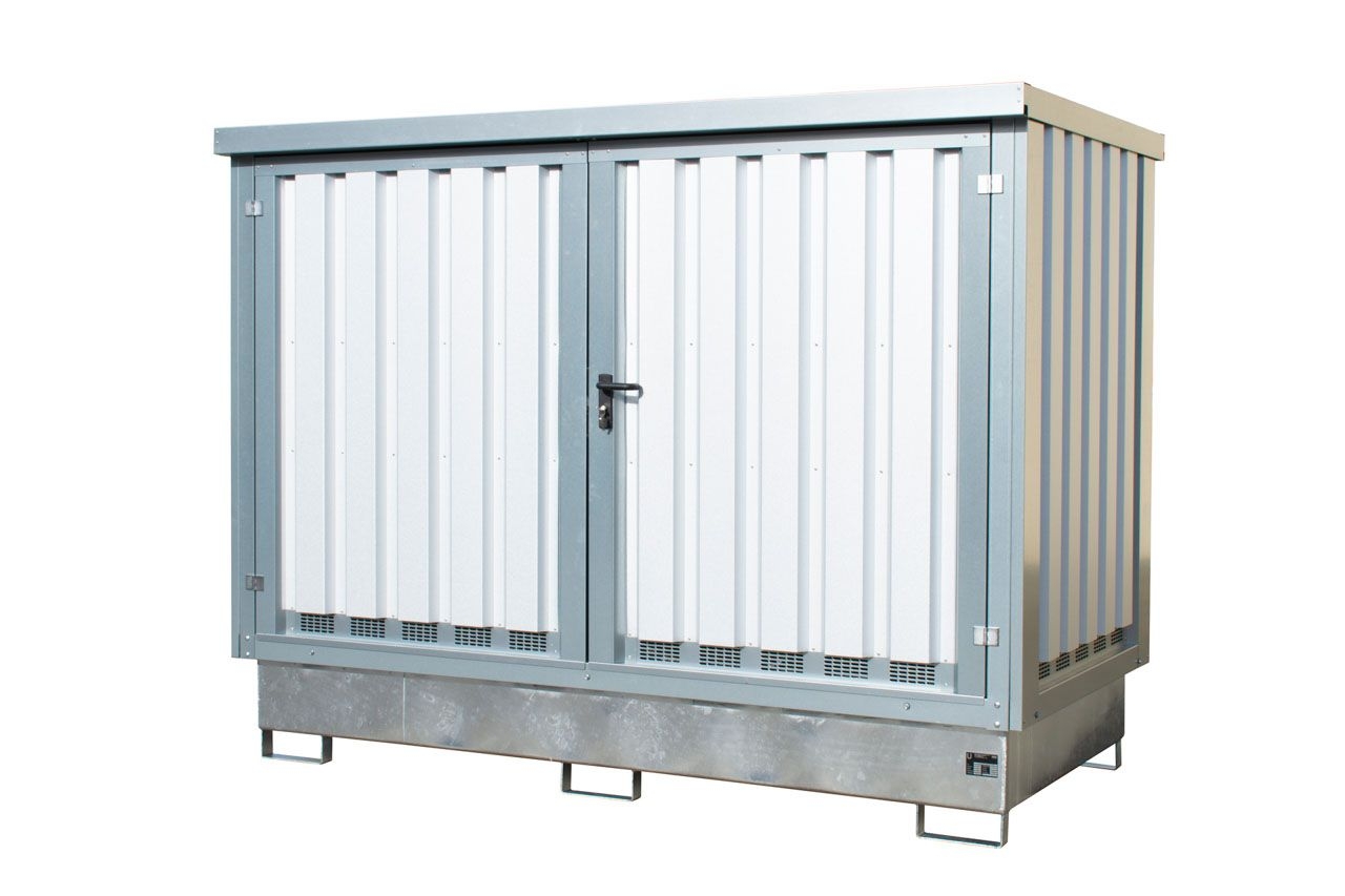 BAUER Gefahrstoff-Depot GD-E/IBC-2, verzinkt