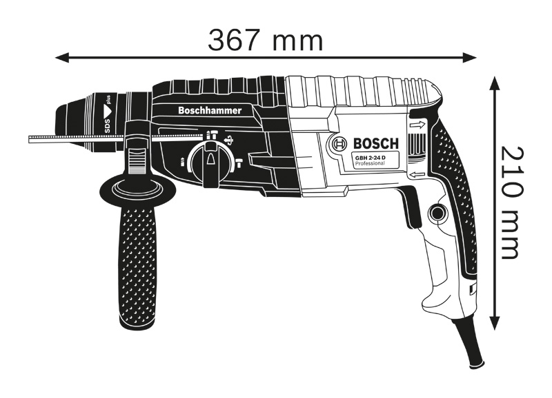 BOSCH Bohrhammer mit SDS plus GBH 240