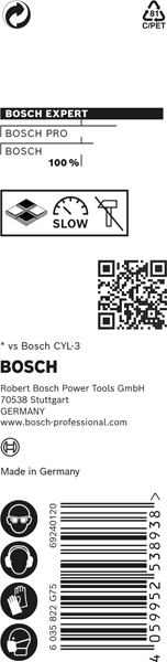 BOSCH EXPERT CYL-9 Multi Construction Bohrer, 3x40x70 mm