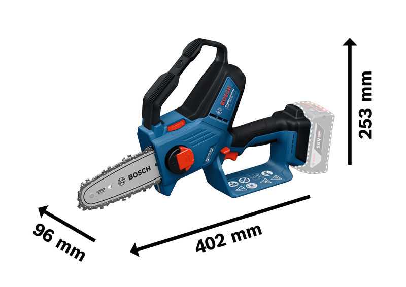BOSCH Akku-Astsäge GKE 18V-15 BOSCH Akku-Astsäge GKE 18V-15