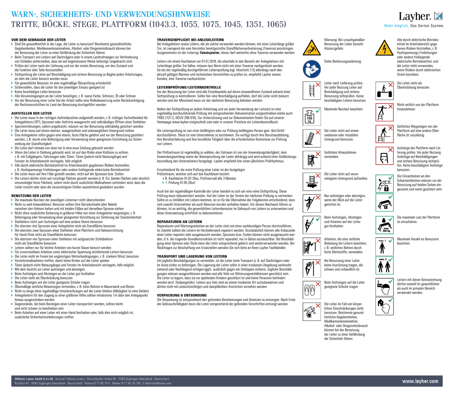 LAYHER Arbeitsplattform TOPIC 1065