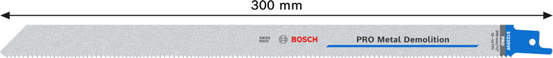 BOSCH PRO Metal Demolition S1225VF Säbelsägeblatt, 1,25 x 19 x 300 mm, 25-tlg. BOSCH PRO Metal Demolition S1225VF Säbelsägeblatt, 1,25 x 19 x 300 mm, 25-tlg.