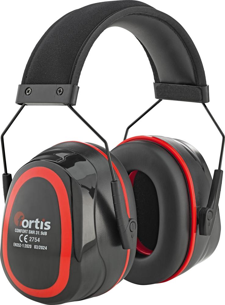 FORTIS Kapselgehörschutz 31dB EN 352-1 Rot FORTIS FORTIS Kapselgehörschutz 31dB EN 352-1 Rot FORTIS