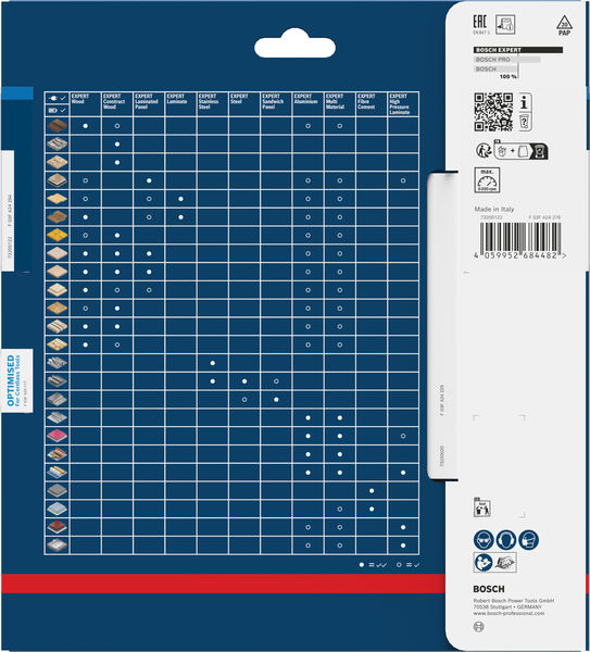 BOSCH EXPERT Aluminium Kreissägeblatt, 184x20 mm, Z54 BOSCH EXPERT Aluminium Kreissägeblatt, 184x20 mm, Z54