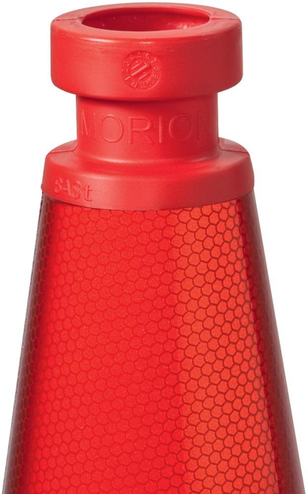 MORION MORION-Reflexkegel-EU 500Typ A, rot-weiss reflekt.