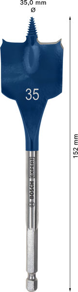 BOSCH EXPERT Self Cut Speed Flachfräsbohrer, 35 x 152 mm BOSCH EXPERT Self Cut Speed Flachfräsbohrer, 35 x 152 mm