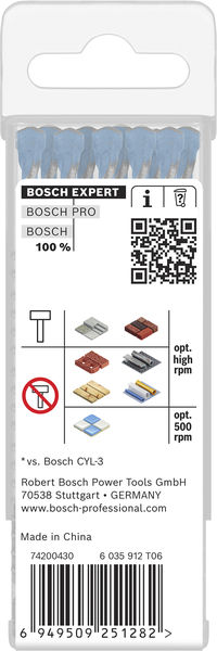 BOSCH EXPERT HEX-9 Multi Construction Bohrer, 5,5 x 60 x 100 mm BOSCH EXPERT HEX-9 Multi Construction Bohrer, 5,5 x 60 x 100 mm